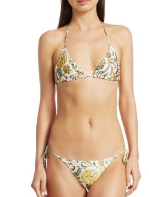 Edie 2-Piece Floral Triangle Bikini Set